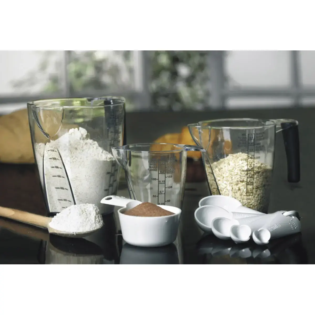 Pichet mesureur, 0,5 litre, transparent - Plast Team 