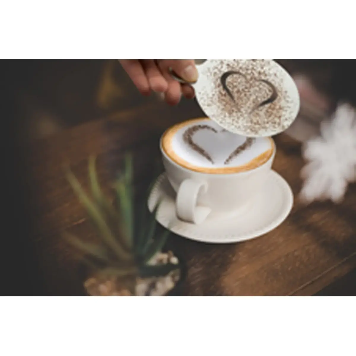 Set de pochoirs à café, en acier inoxydable - Securit