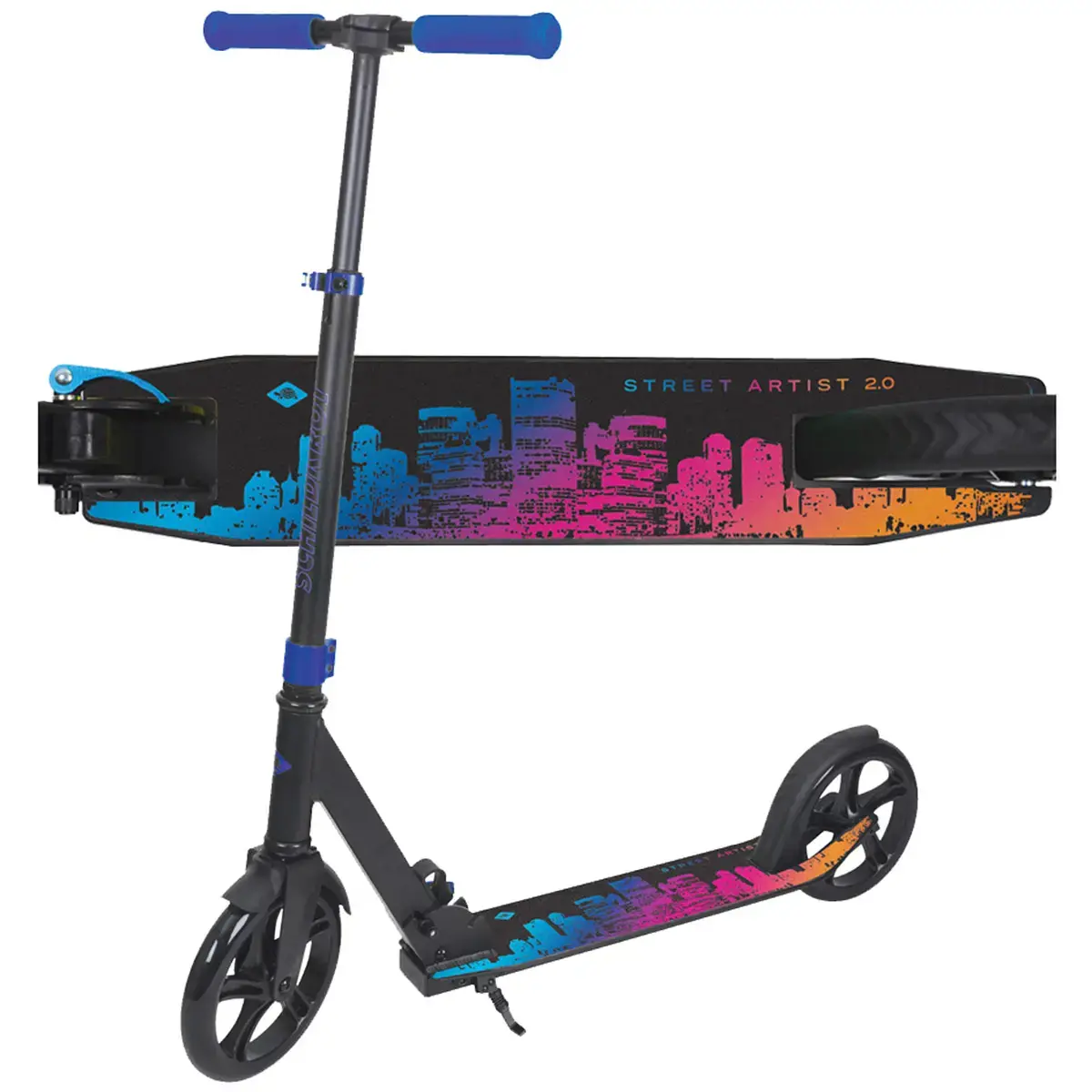 Trottinette City Scooter Street Artist 2.0, bleu - Schildkröt