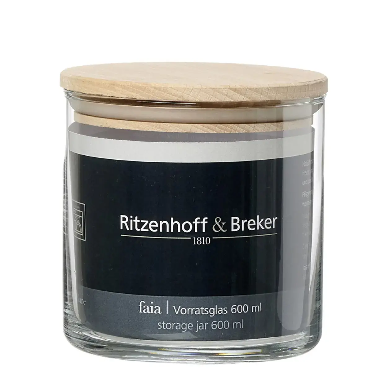 Bocal FAIA, rond, 1,3 litre - Ritzenhoff & Breker
