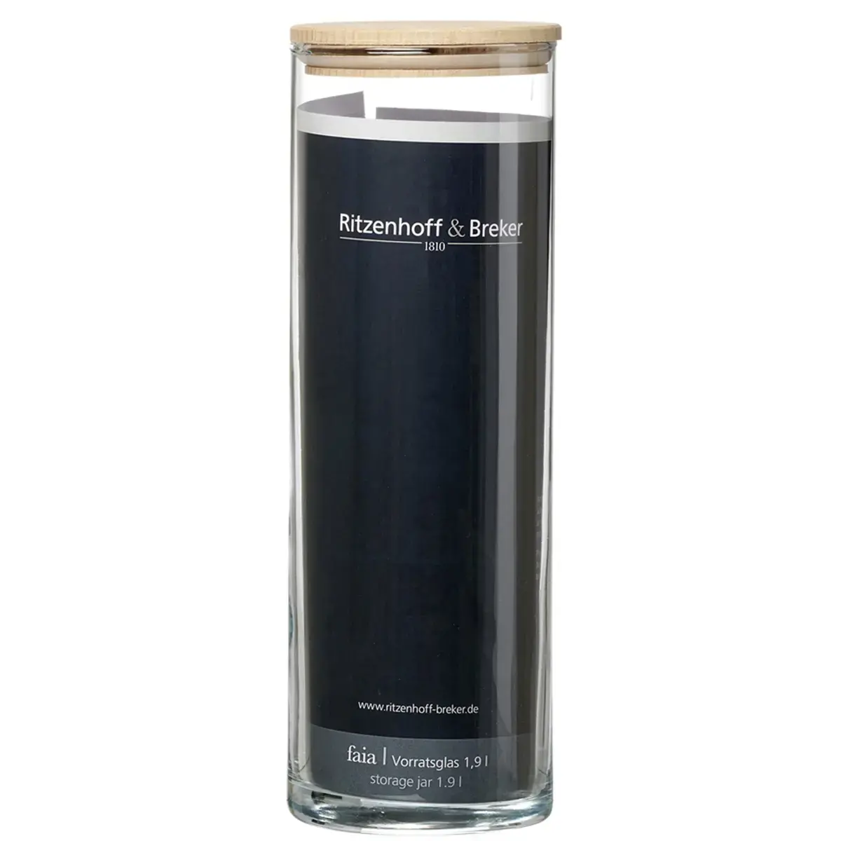 Bocal FAIA, rond, 1,3 litre - Ritzenhoff & Breker