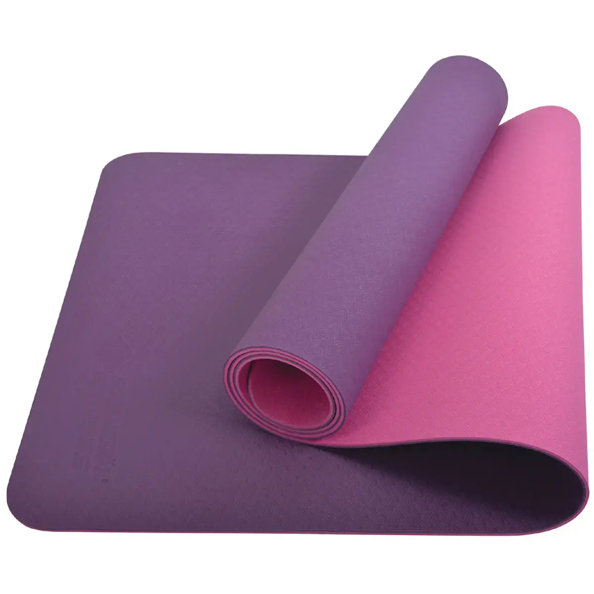 Tapis de yoga BICOLOR, 4 mm, pétrole / anthracite - Schildkröt