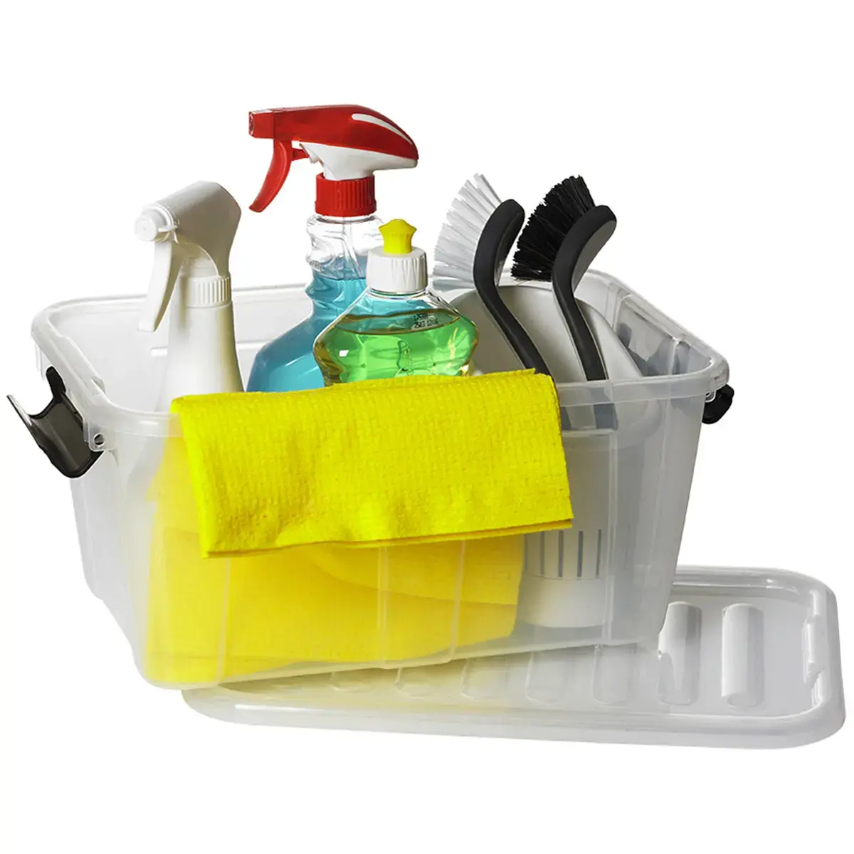 Bo&icirc;te de rangement HOME BOX, 8 L, transparent - Plast Team 