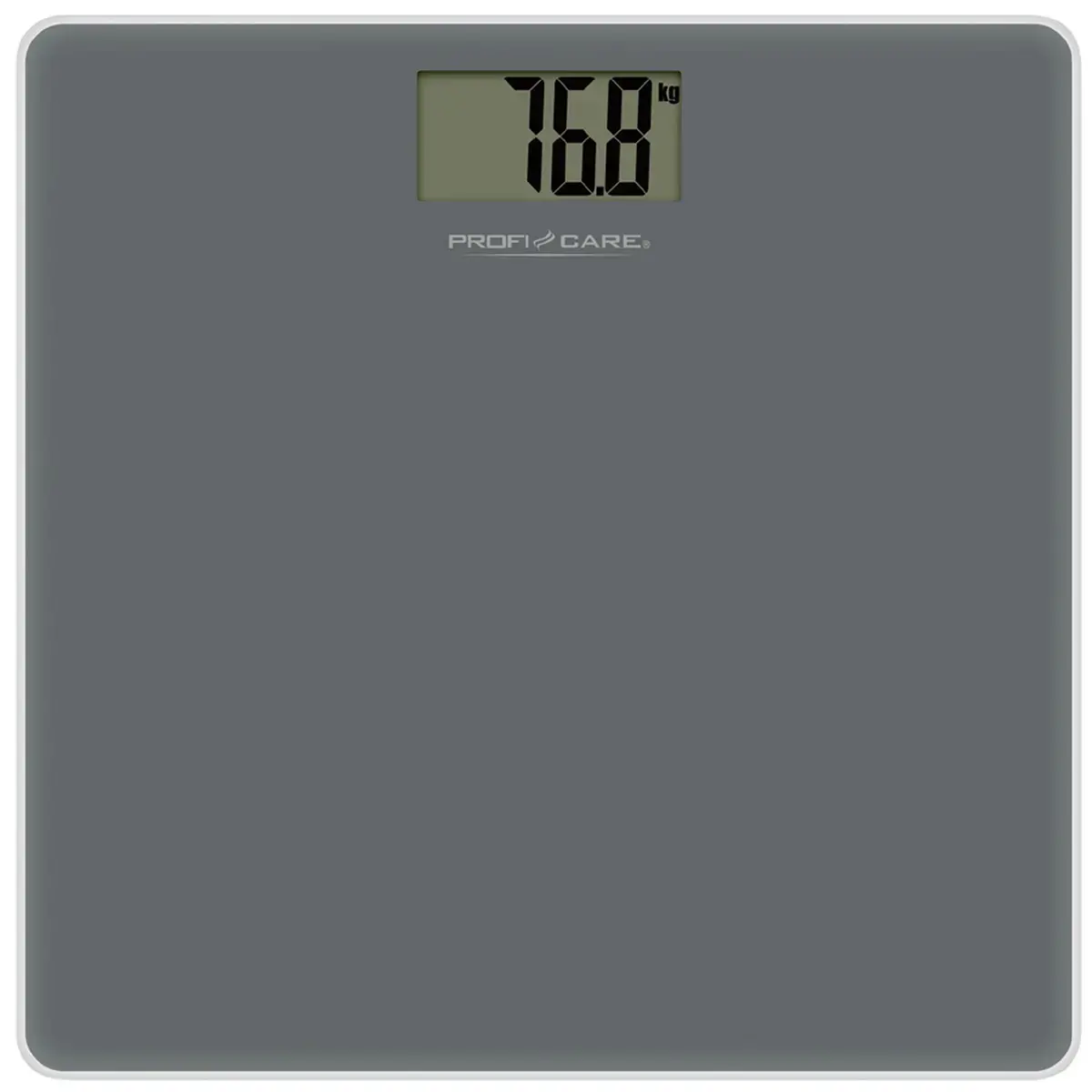 P&egrave;se-personne digital en verre PC-PW 3122, gris - Profi Care 