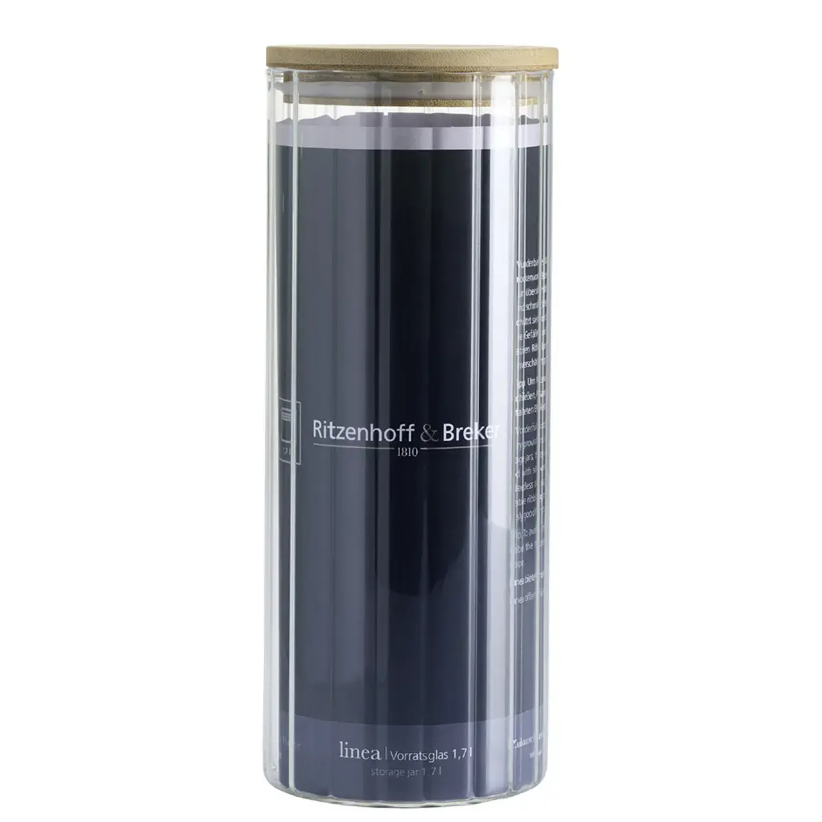 Bocal LINEA, rond, 0,9 litre - Ritzenhoff & Breker
