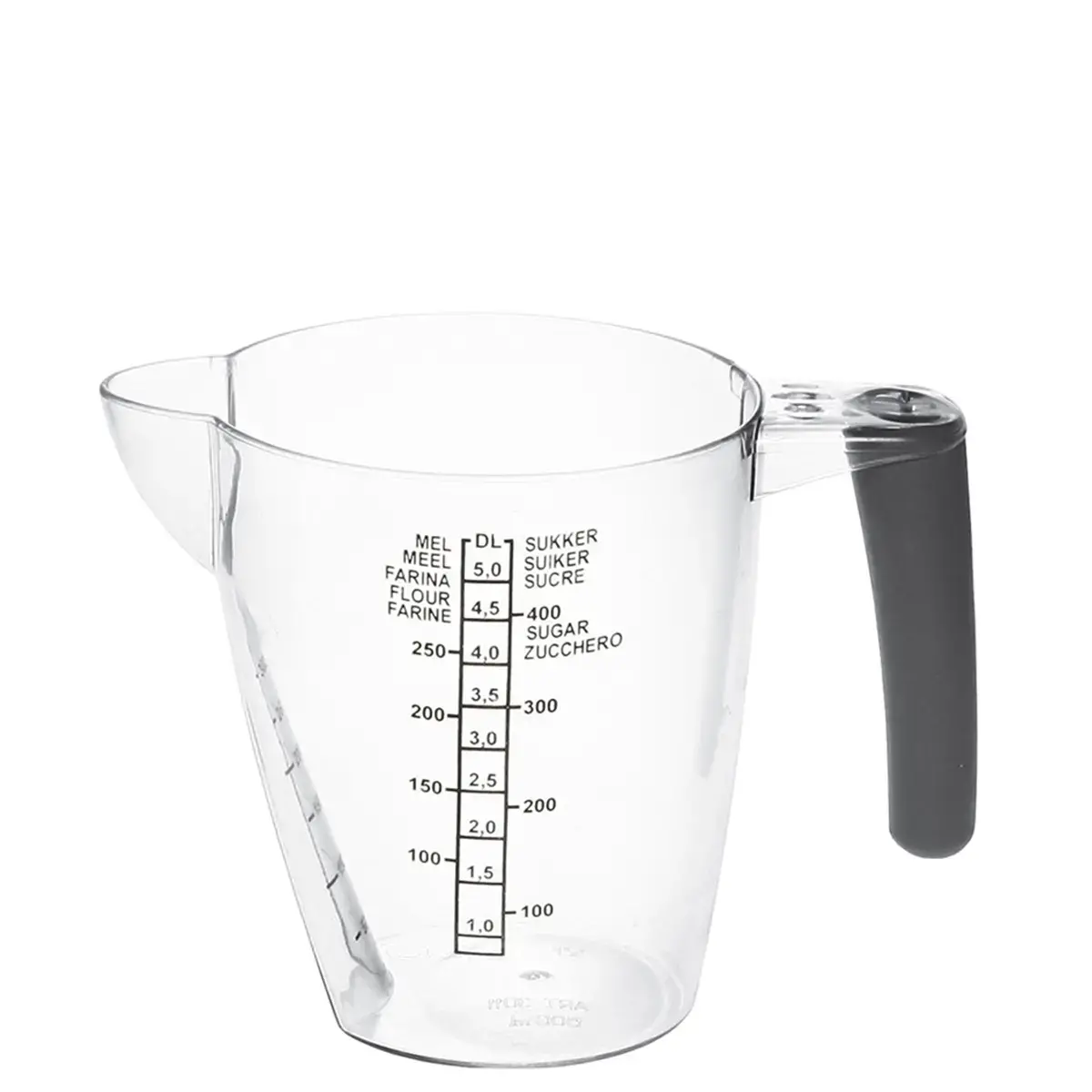 Pichet mesureur, 1 litre, transparent - Plast Team 