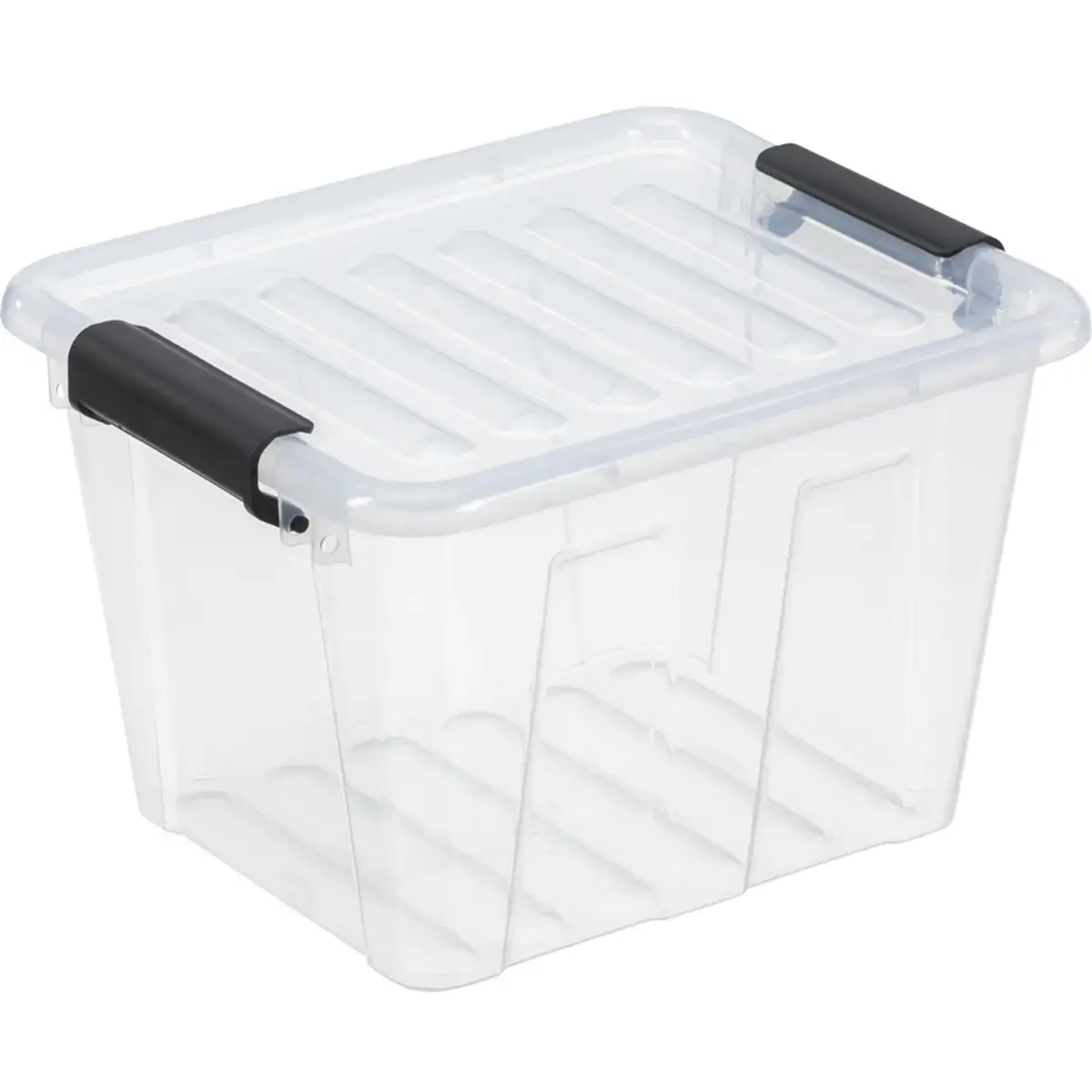 Boîte de rangement HOME BOX, 3 L, gris translucide - Plast Team