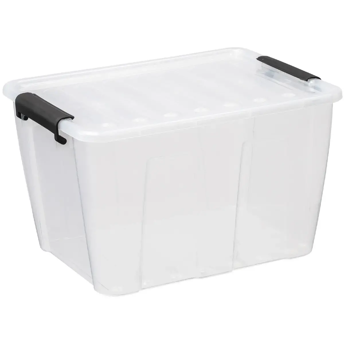 Bo&icirc;te de rangement HOME BOX, 15 L, transparent - Plast Team 