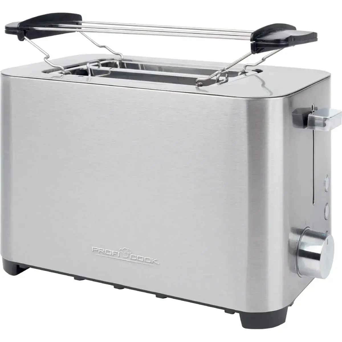 Grille-pain 2 tranches PC-TA 1251, acier inox - Profi Cook 