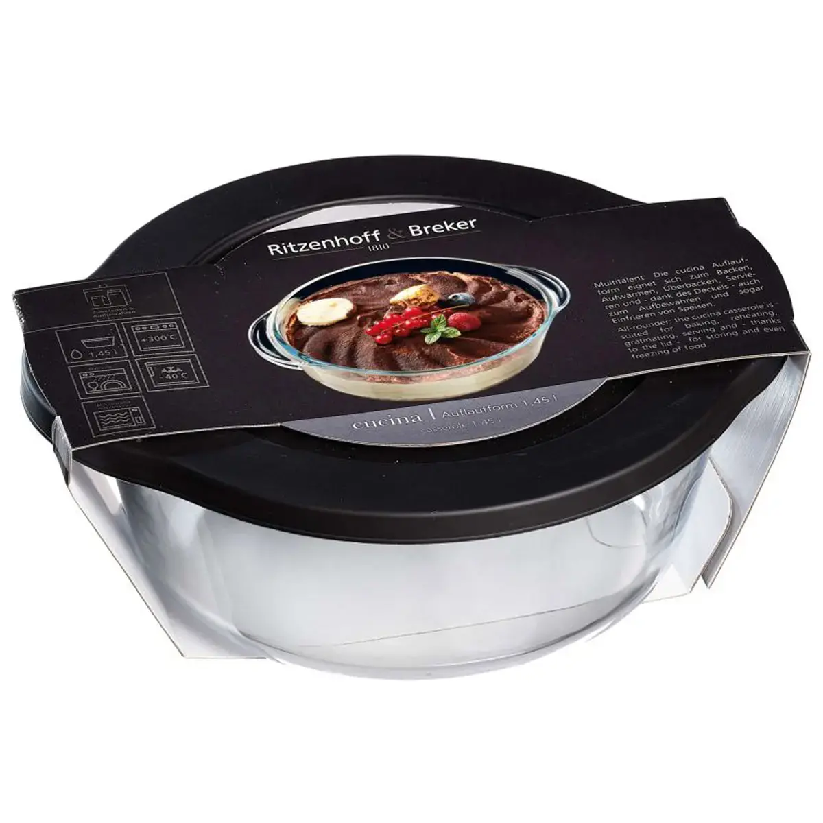 Plat à gratin CUCINA, en verre, 1,45 l - Ritzenhoff & Breker