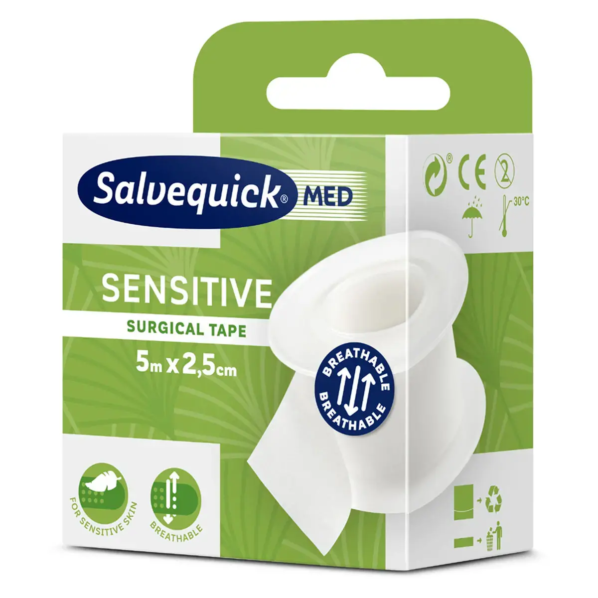 Bande à découper Salvequick MED Sensitif - Cederroth