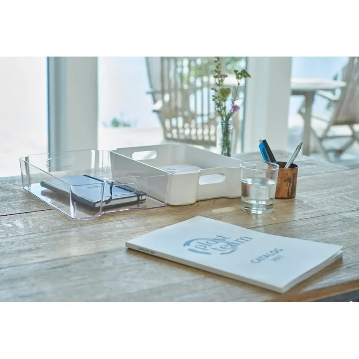 Organiseur de frigo Nuuk, 4 litres, transparent - Plast Team