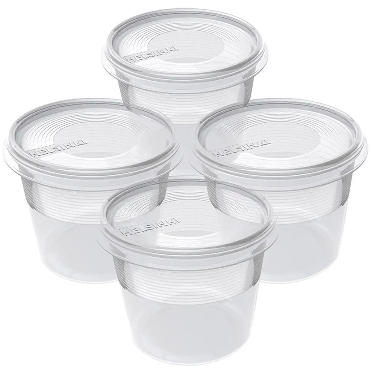 Set de 4 boîtes de congélation Helsinki, 0,3 L - Plast Team