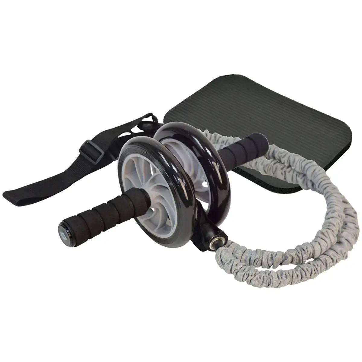 Set Rouleau AB & extenseur, noir / gris - Schildkröt