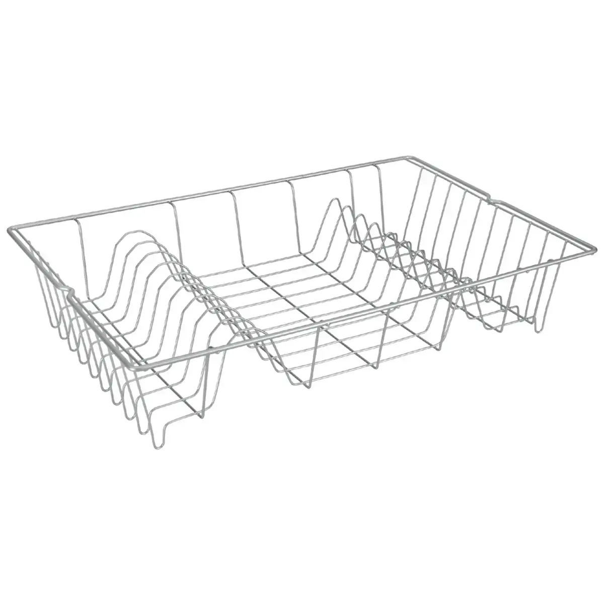 Égouttoir Colonia, argent métallisé, L480 mm - Metaltex