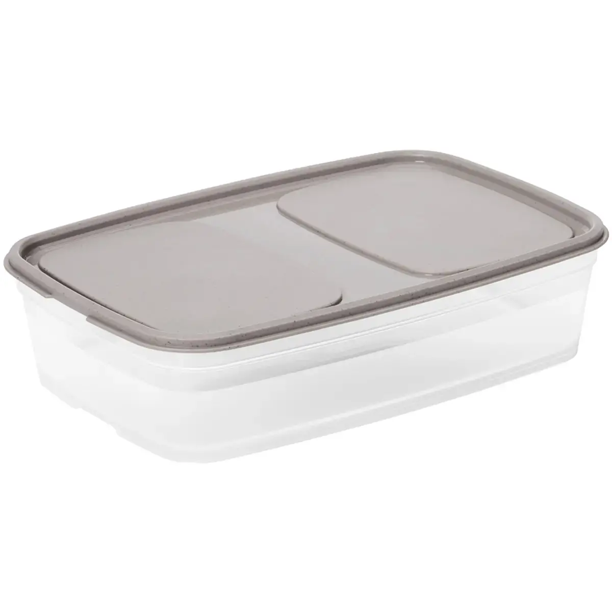 Boîte de conservation, 1 L, gris / transparent - Smartstore