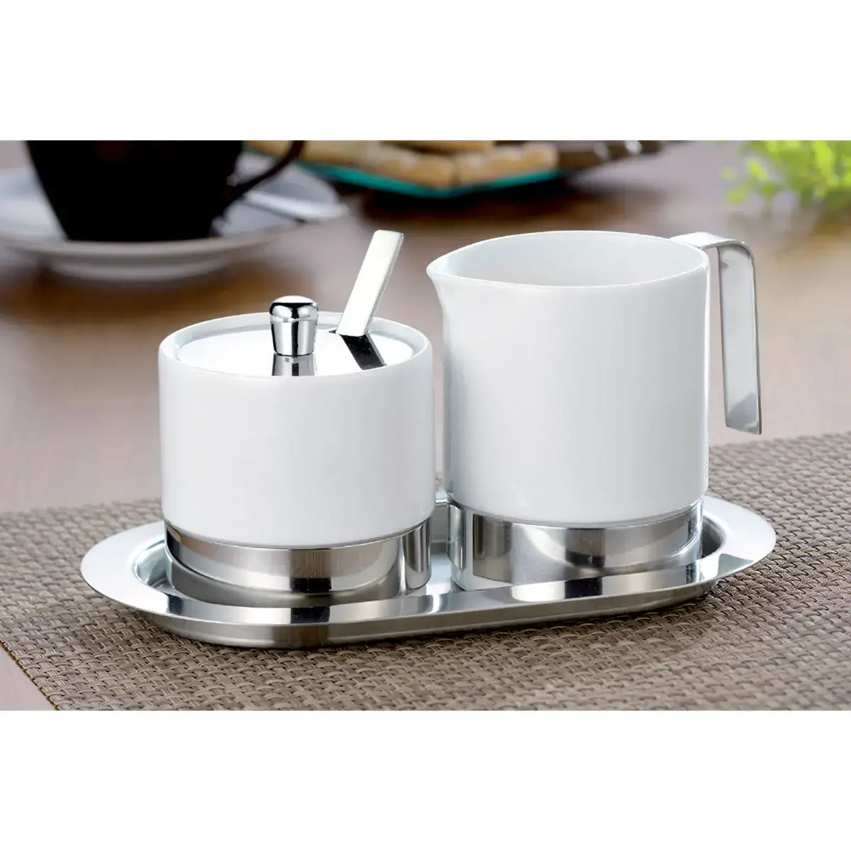 Set pour sucre et cr&egrave;me 'Adam', 5 pi&egrave;ces - Esmeyer 