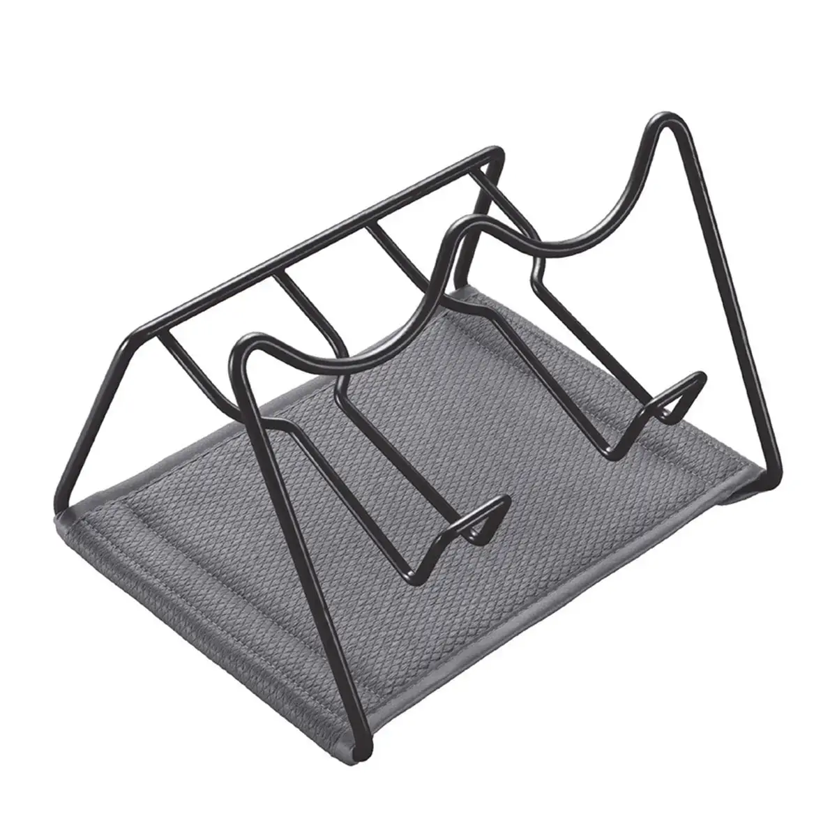 Égouttoir Sodatex 3 LAVA, noir mat - Metaltex