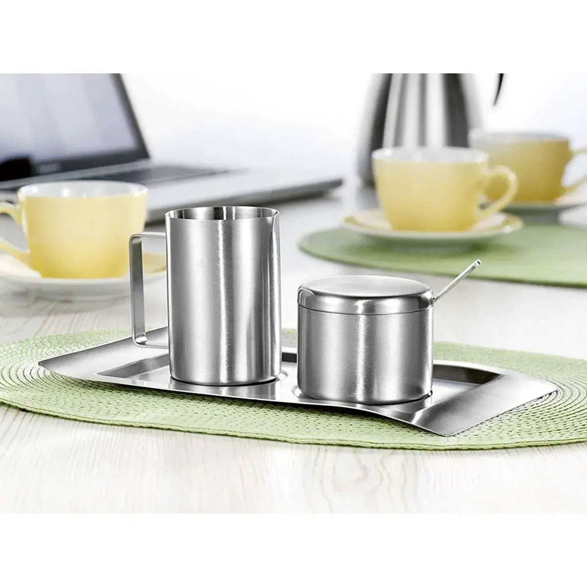 Set pour lait & sucre 'WAVE', 5 pièces - Esmeyer