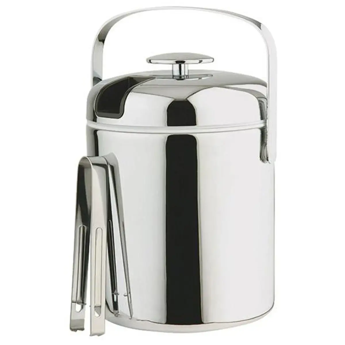 Seau à glaçons POLAR, acier inoxydable, 1,3 litre, argent - APS