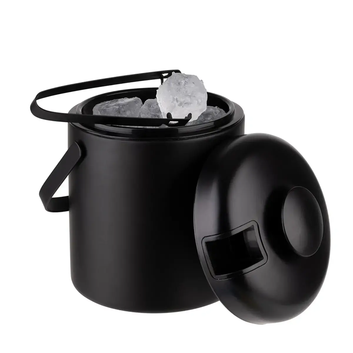 Seau à glaçons POLAR, acier inoxydable, 1,3 litre, argent - APS