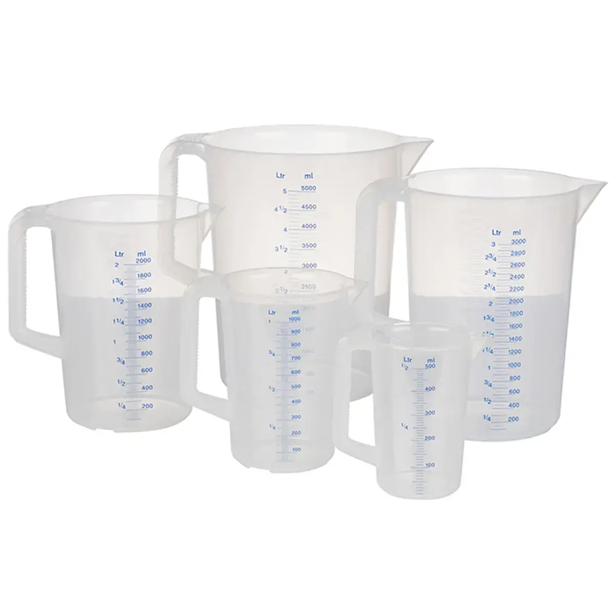 Pichet mesureur, 5 litres, transparent - APS