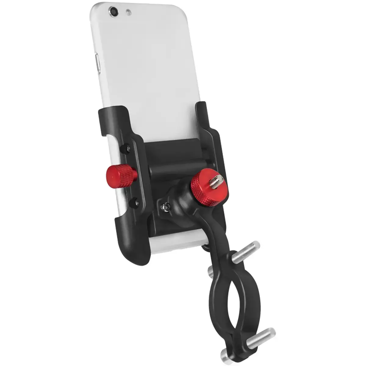LogiLink Support de smartphone pour vélo, droit, noir/rouge