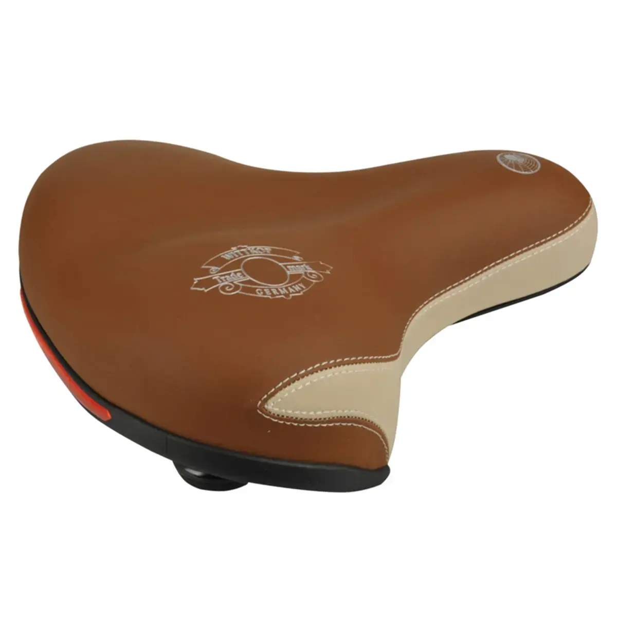 FISCHER Selle de vélo Élastomère, capuccino