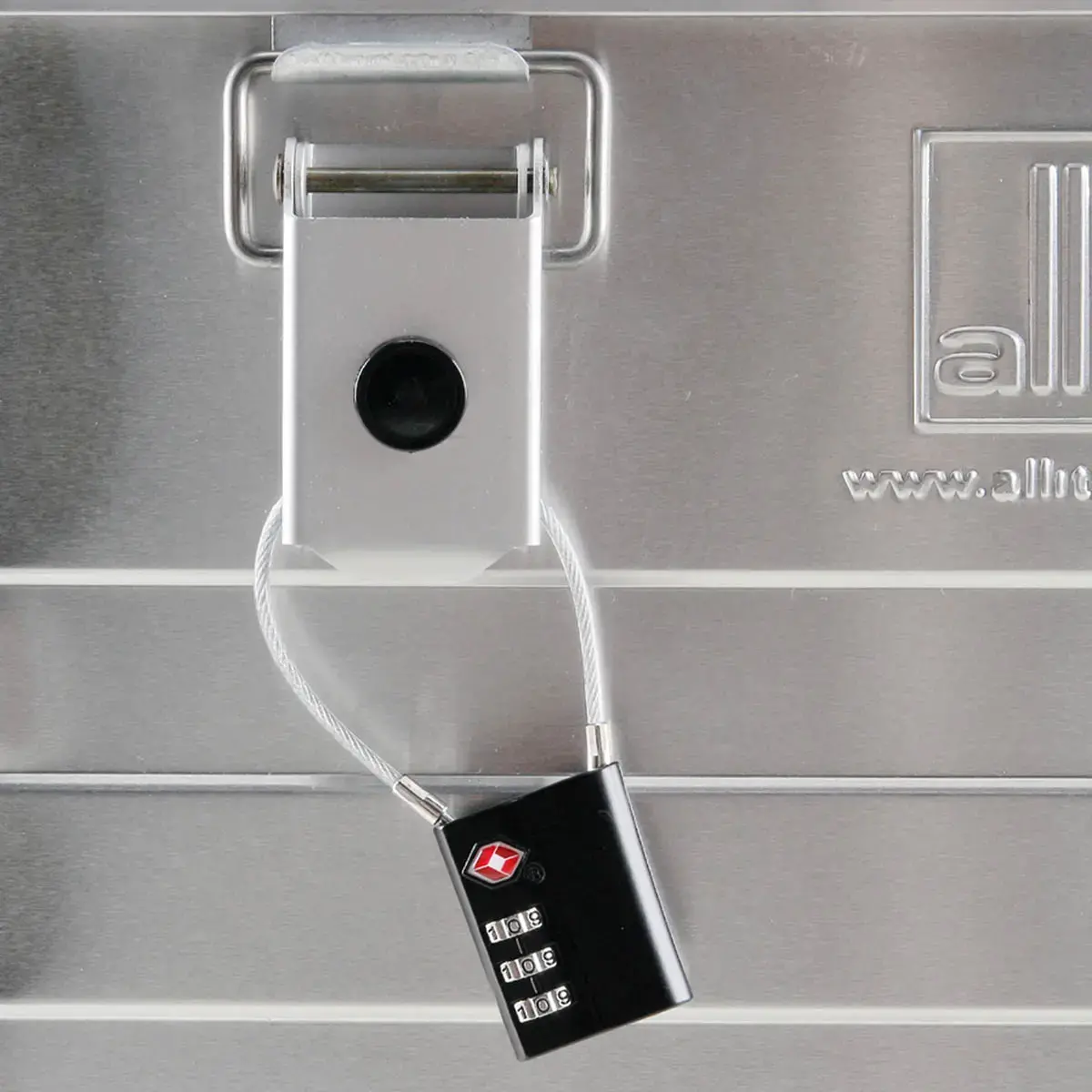 allit Caisse en aluminium AluPlus Box >S< 90, argent