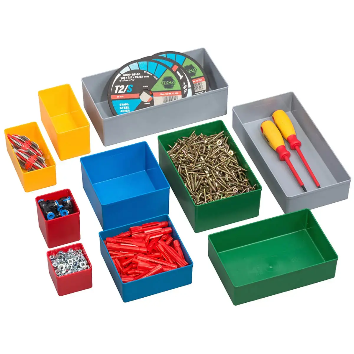 allit Casier EuroPlus Insert 63/4, taille: 4, vert 