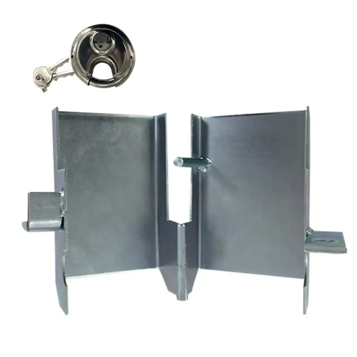 Antivol de remorque et caravane - rabattable - à cadenas - IWH