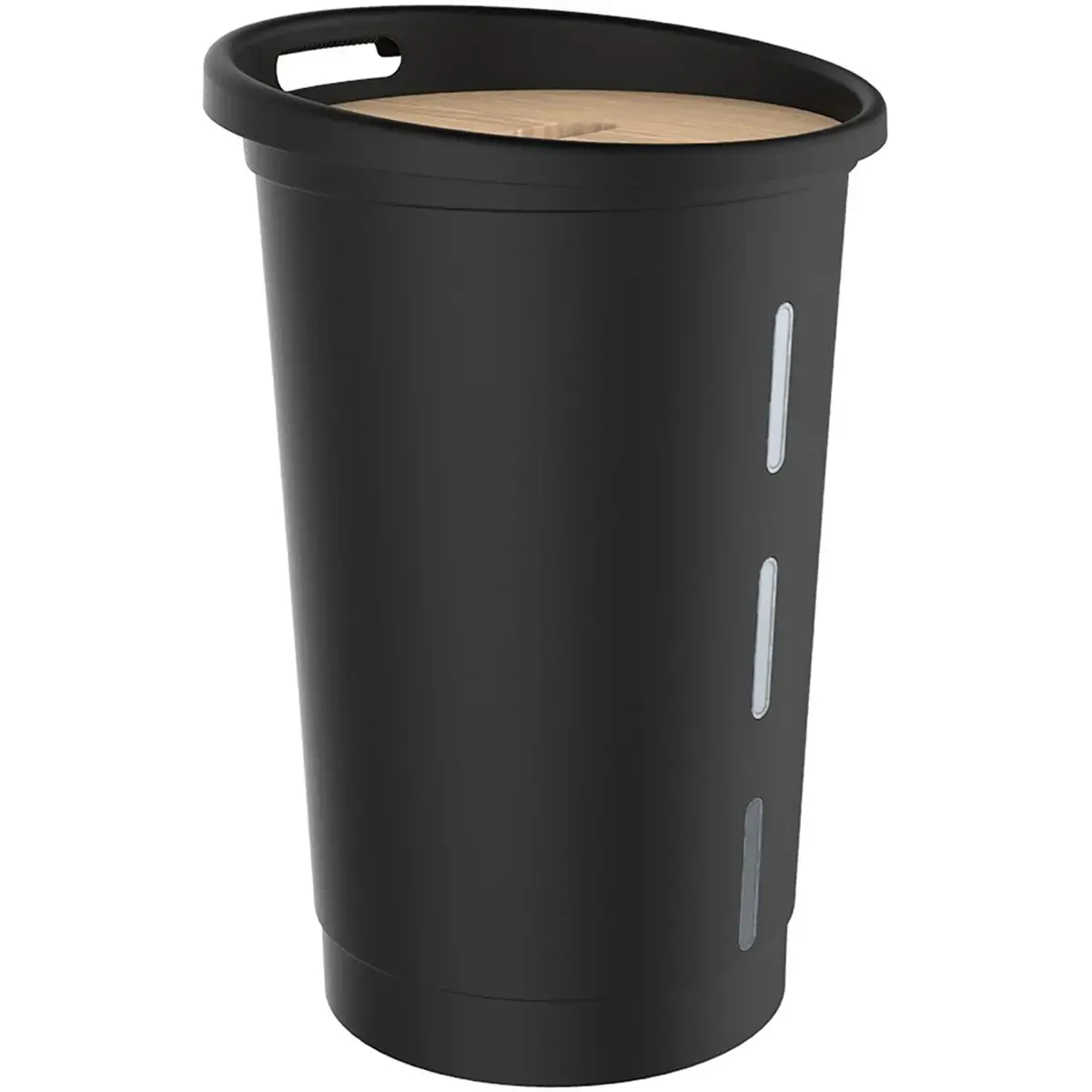 EDA Bac à pellets, 38 litres, noir