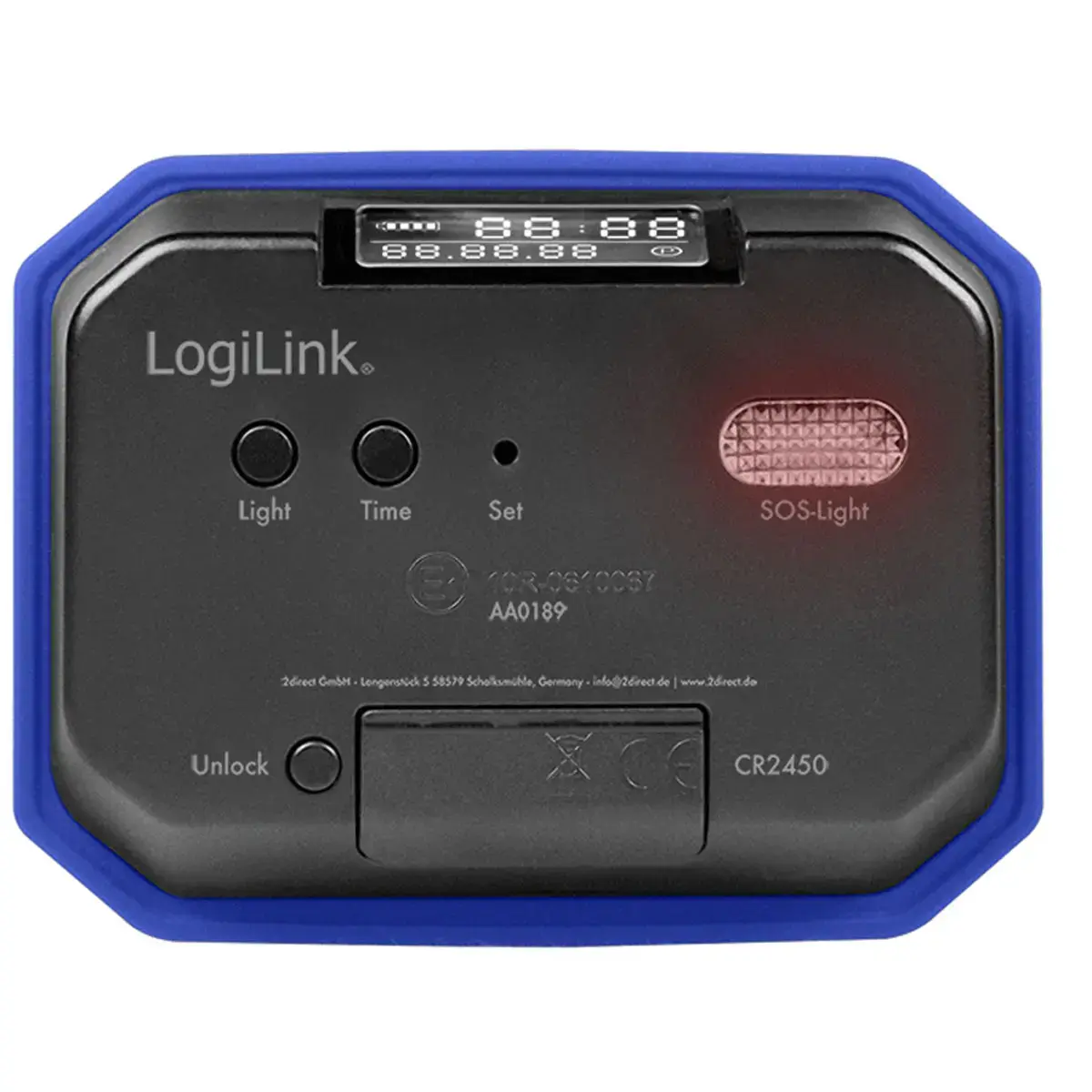 LogiLink Disque de stationnement électronique, bleu