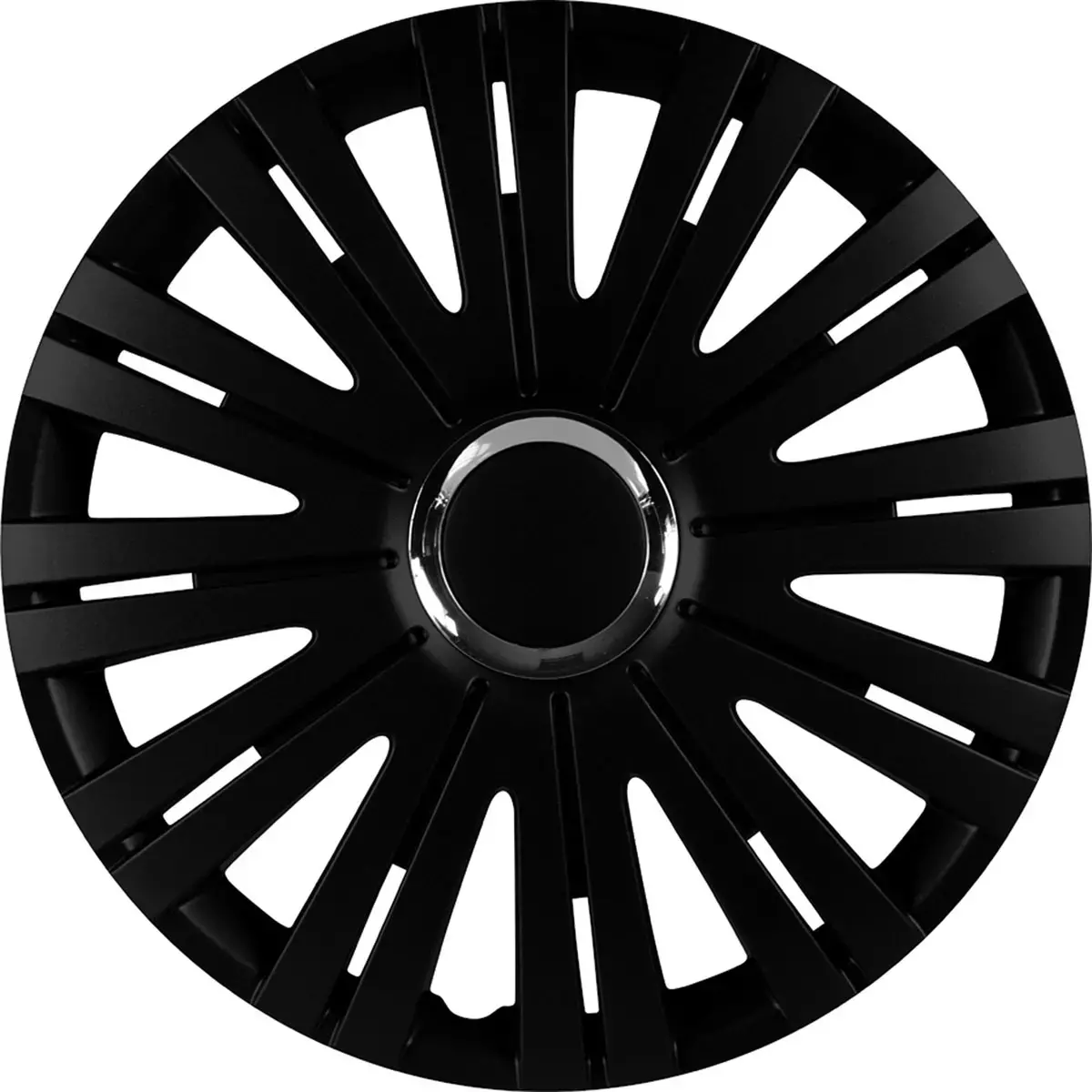 IWH Enjoliveur 'Monaco', noir/chrome, 14' (35,56 cm)