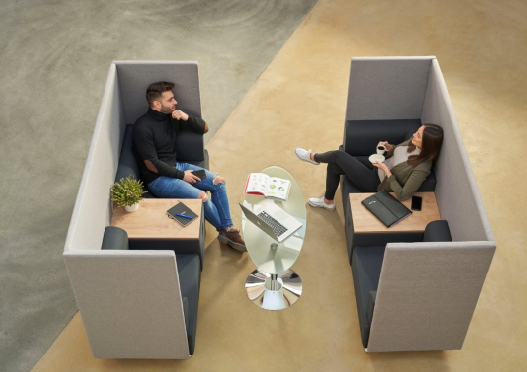 Mobilier de bureau assise acoustique