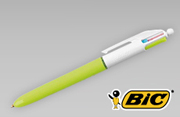 Afbeelding pen met vier kleuren BIC