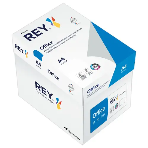 5 Pakken wit papier - A4 - 80g - REY OFFICE