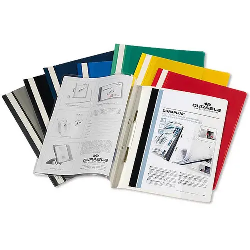 25 Personaliseerbare mappen met snelhechter Duraplus - Verschillende kleuren - DURABLE