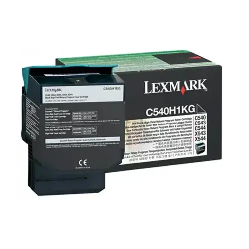 Toner LEXMARK zwart HC C540H1KG 