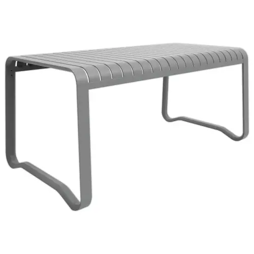 Eettafel VERANO - Buiten - 6 plaatsen - Aluminium grijs - OFFICEPRO
