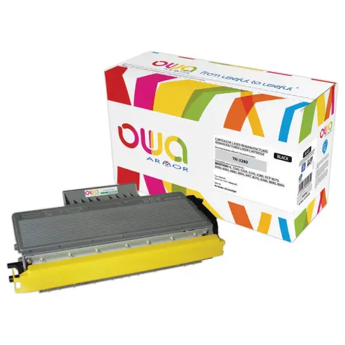 Lasercartridge BROTHER TN3280 - Zwart ARMOR 