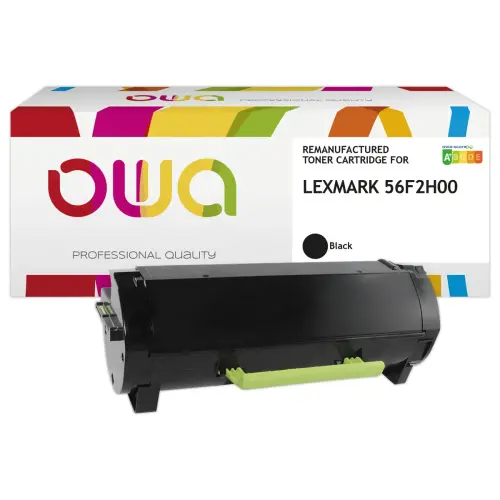 Hoge capaciteit toner LEXMARK 56F2H00 gereviseerd OWA 