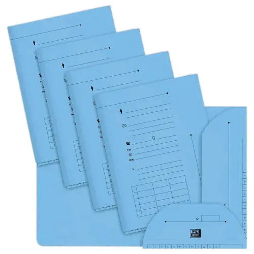 25 Submaphoes voor HV hangmappen - Blauw - OXFORD