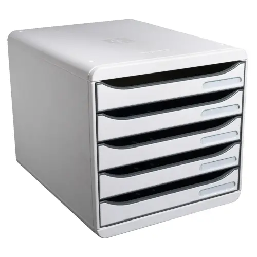 Archiefmodule Big Box Plus 5 laden - Grijs - Exacompta