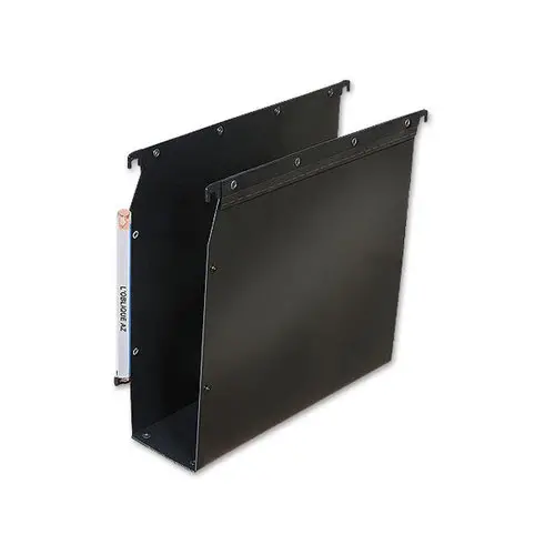 10  Hangmappen Ultimate voor kasten - Bodem 80 mm - Zwart - ELBA 