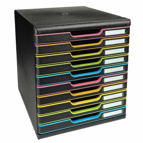 Klasseermodule - 10 laden - A4+ - verschillende kleuren - EXACOMPTA