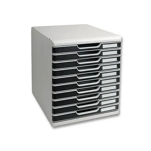 Klasseerdoos 10 laden - Modulo - Zwart - EXACOMPTA 