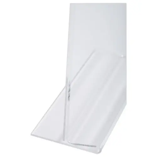 T-vormige rechte display transparant -A4-formaat 