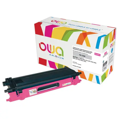Lasercartridge BROTHER TN135 Magenta compatibel ARMOR