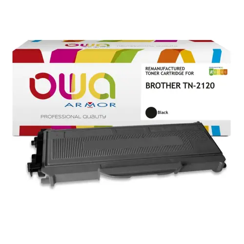 Lasercartridge BROTHER TN2120 - zwart-compatibel ARMOR